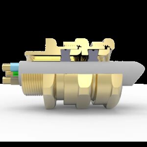 Wartel messing, ATEX Exed/Exd, ongearm.kabel, 2 seals, M40 - C2