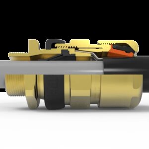 Wartel messing vern. diafragma seal, 1NPT - C