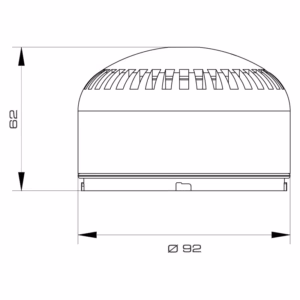 SIR-E LED AMBER allCLEAR