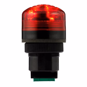 P40 A LED RED V12/24DAC BK