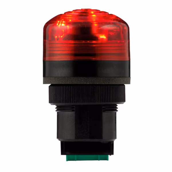 P40 A LED RED V12/24DAC BK