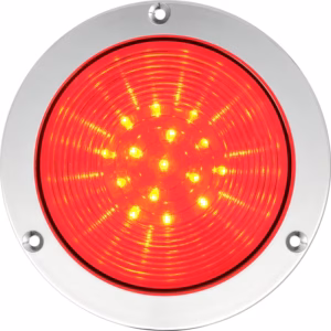 R4 LED RED V24DAC CHROME