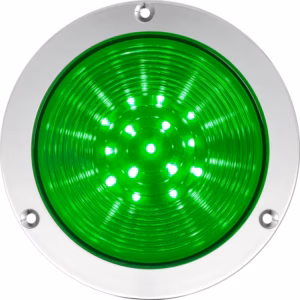 R4 LED GREEN V24DAC CHROME