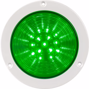 R4 LED GREEN V24DAC WHITE