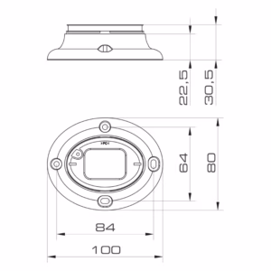 ELYPS MB FLAT BASE BK