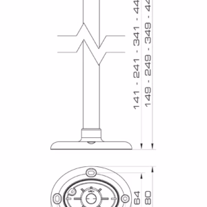 ELYPS MB TUBE BASE BK L200 SS