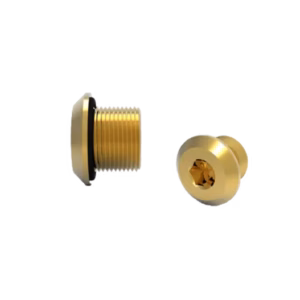 Blindstop messing vernikkeld ATEX, domehead M32