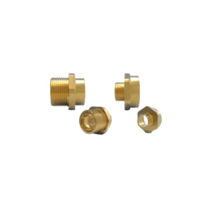 Adapter explosieveilig Eexde, messing, 1.1/2NPT naar M20